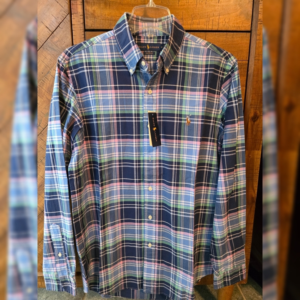 NWT! Polo Ralph Lauren Button Down Shirt Sz. Medium